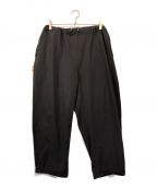PROPS STOREプロップスストア）の古着「Stretch Polyester Easy Trousers」｜ブラック