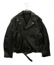 ZARA (ザラ) レザーバイカージャケット ブラック サイズ:SIZE S