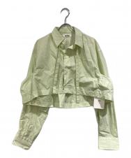 NTN (エヌティーエヌ) クロップド シャツ グリーン サイズ:SIZE Free 未使用品