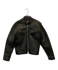 VANSON (バンソン) ライダースジャケット ブラック サイズ:40