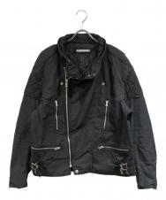 NEIGHBORHOOD (ネイバーフッド) FADED STAND COLLAR RIDERS JACKET ブラック サイズ:SIZE L