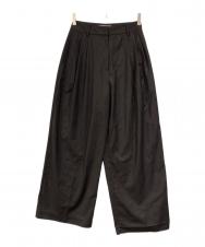 TODAYFUL (トゥデイフル) Lightweight Tuck Trousers ブラウン サイズ:SIZE 36