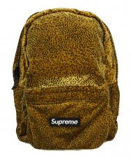 Supreme (シュプリーム) velvet backpack tan leopard ベージュ