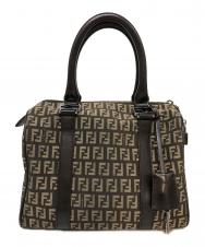 FENDI (フェンディ) ズッキーノミニボストンバッグ ブラウン
