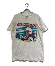 USED/MY SHIRT (ユーズド) アニメプリントTシャツ ホワイト サイズ:SIZE L