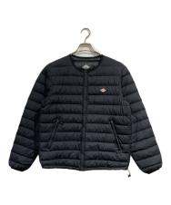 DANTON (ダントン) クルーネック インナーダウンジャケット ブラック サイズ:SIZE L