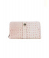 FURLA（フルラ）の古着「クロコ型押し長財布」｜ピンク