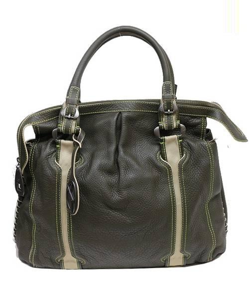 中古 古着通販 Francesco Biasia フランシスコ ビアジア レザートートバッグ カーキ ブランド 古着通販 トレファク公式 Trefac Fashion