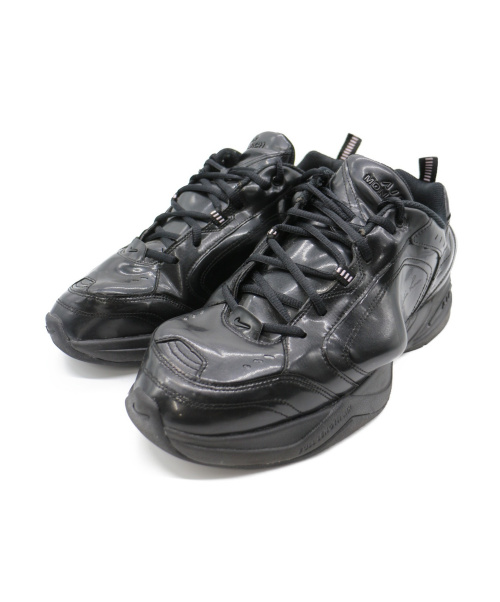 nike air monarch iv martine rose black