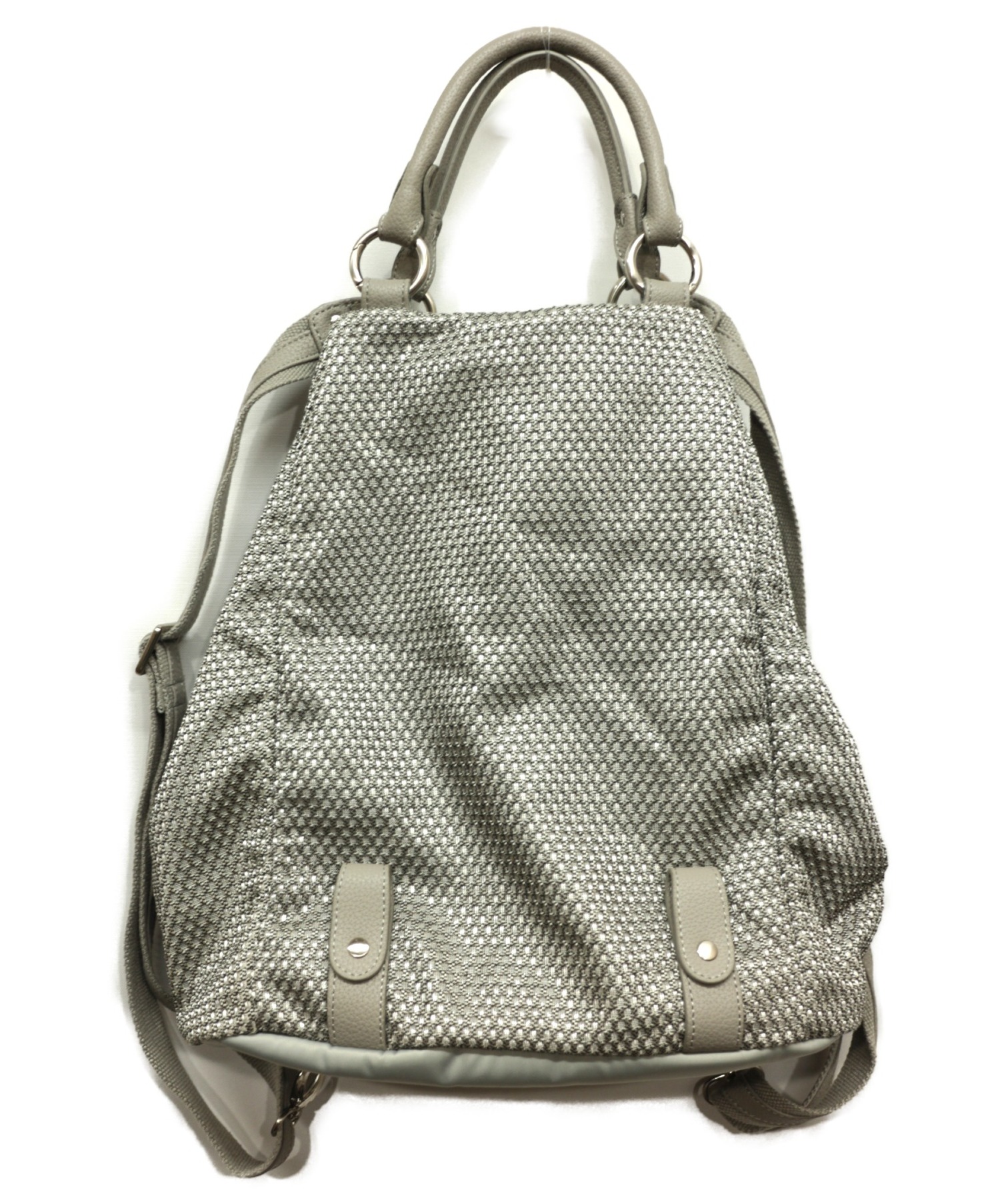 中古 古着通販 Ear Papillonner イアパピヨネ 2wayデザインリュック グレー ブランド 古着通販 トレファク公式 Trefac Fashion