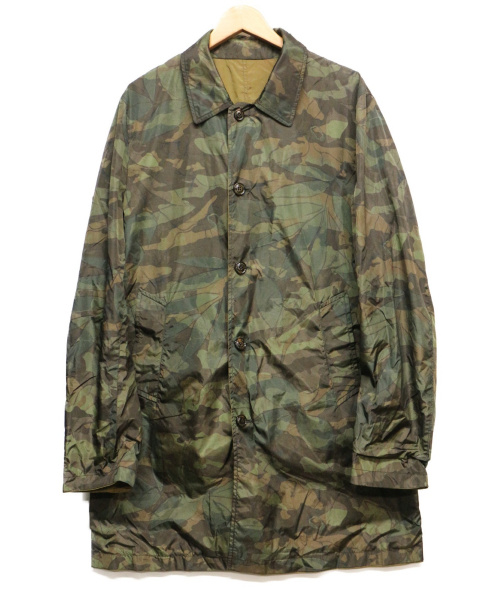 MONCLER（モンクレール）MONCLER (モンクレール) リバーシブルステンカラーコート グリーン サイズ:3の古着・服飾アイテム