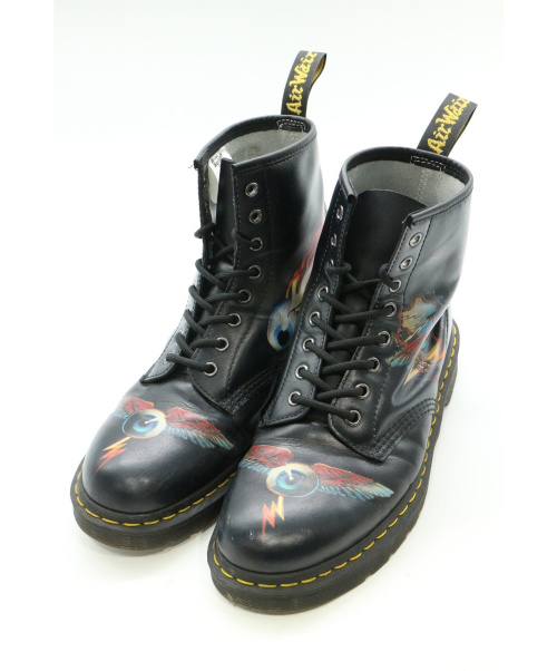 中古・古着通販】Dr.Martens (ドクターマーチン) 8ホールブーツ ブラック サイズ:43 ×RICK GRIFFIN(リックグリフィン)｜ブランド・古着通販  トレファク公式【TREFAC FASHION】