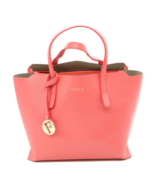 FURLA（フルラ）FURLA (フルラ) ハンドバッグ ピンクの古着・服飾アイテム