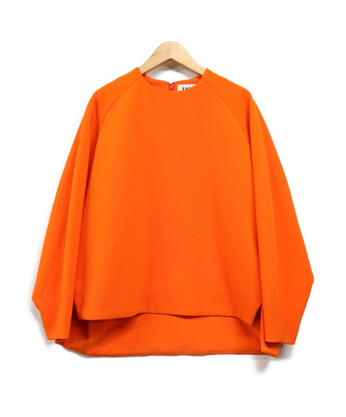 ENFOLD（エンフォルド）ENFOLD (エンフォルド) プルオーバーブラウス オレンジ サイズ:38の古着・服飾アイテム
