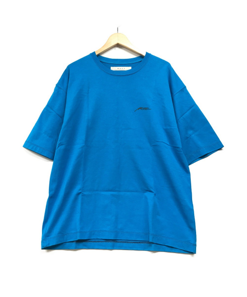 MUZE（ミューズ）MUZE (ミューズ) バックプリントTシャツ ブルー サイズ:1の古着・服飾アイテム