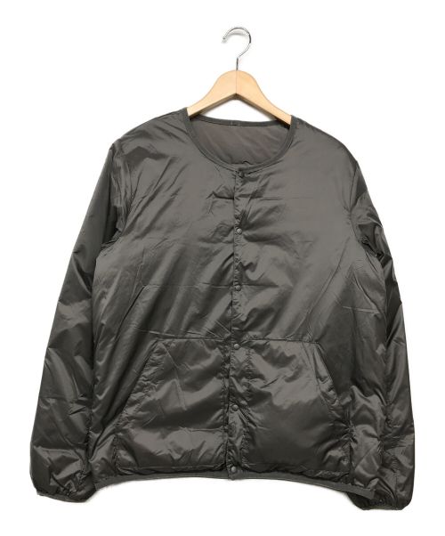 TAION（タイオン）TAION (タイオン) インナーダウンジャケット グレー サイズ:Ｍの古着・服飾アイテム
