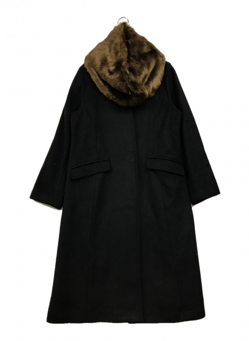 KBF（ケービーエフ）KBF (ケービーエフ) ファーティペットコート ブラック サイズ:ONESIZEの古着・服飾アイテム