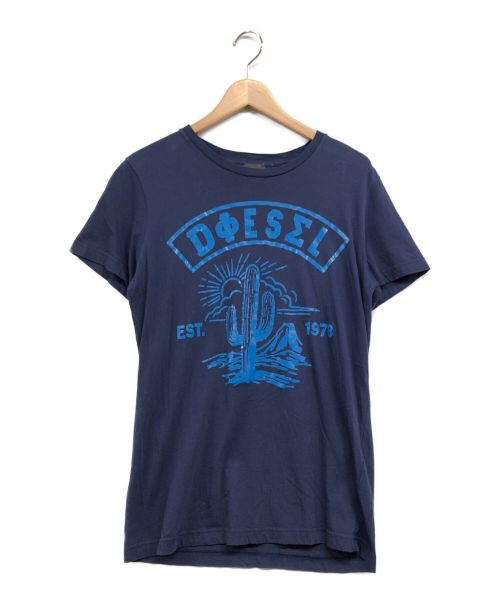 DIESEL（ディーゼル）DIESEL (ディーゼル) Tシャツ ネイビー サイズ:Mの古着・服飾アイテム