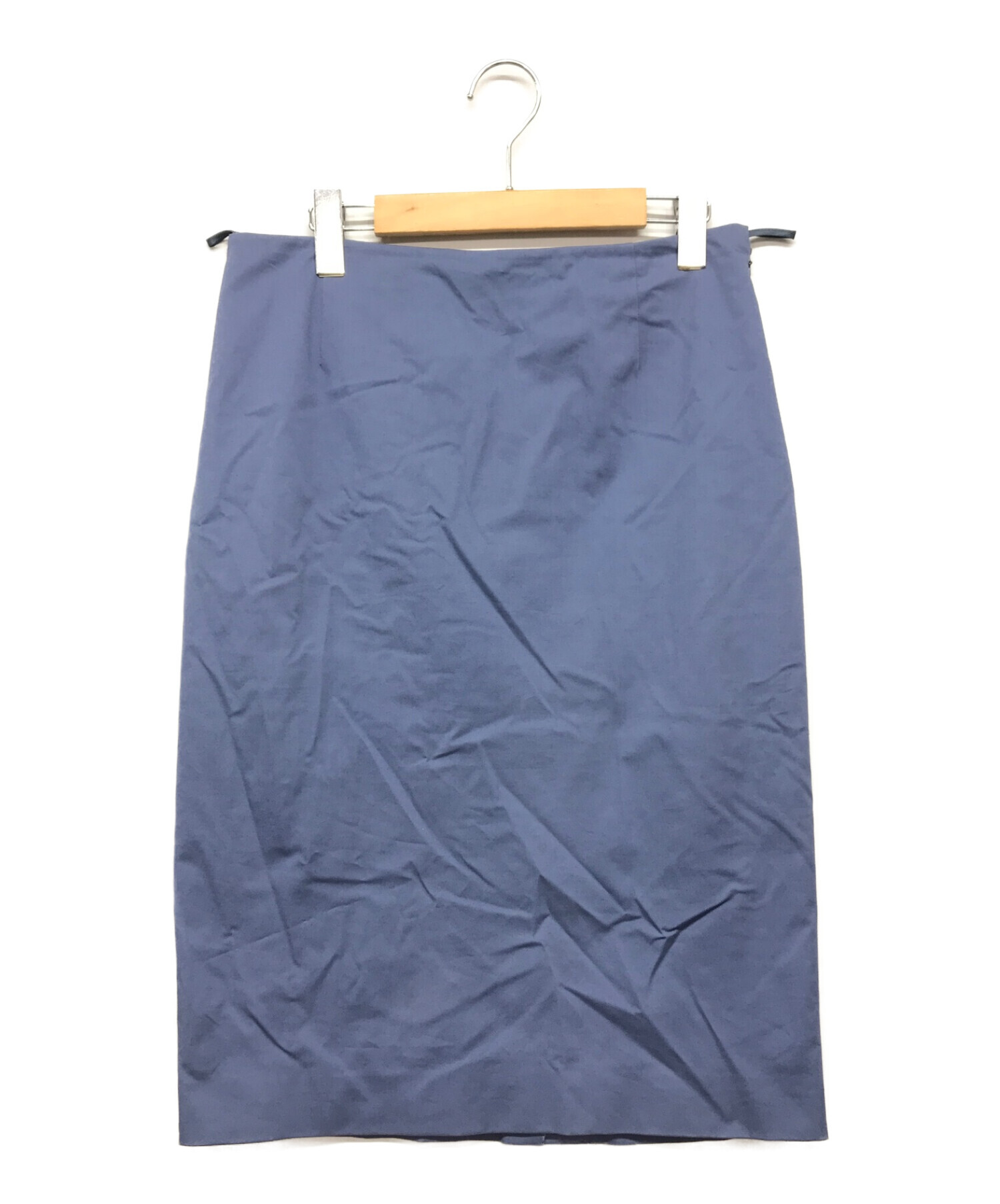 PRADA (プラダ) ペンシルスカート ブルー サイズ:44