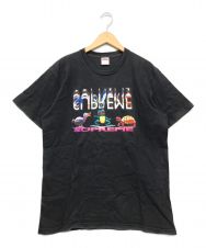 Supreme (シュプリーム) プリントTシャツ ブラック サイズ:Ｌ