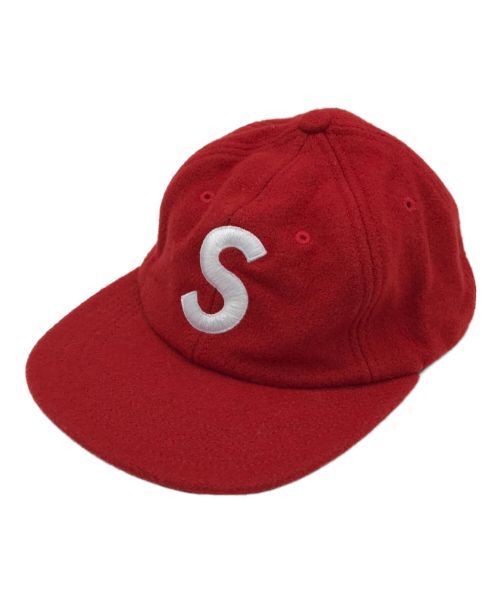 SUPREME（シュプリーム）Supreme (シュプリーム) S Logo 6-Panel レッドの古着・服飾アイテム