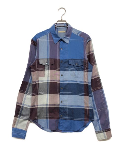 BURBERRY BRIT（バーバリーブリット）BURBERRY BRIT (バーバリーブリット) チェックシャツ ブルー サイズ:XSの古着・服飾アイテム