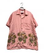 RUDE GALLERYルードギャラリー）の古着「オープンカラーシャツ」｜ピンク