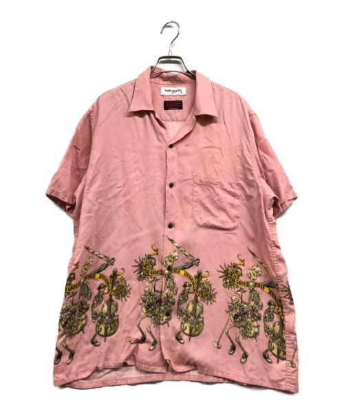 RUDE GALLERY（ルードギャラリー）RUDE GALLERY (ルードギャラリー) オープンカラーシャツ ピンク サイズ:Lの古着・服飾アイテム