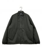 DESCENTE PAUSEデサントポーズ）の古着「WOOL MIX STAND COLLAR ZIP UP BLOUSON」｜グレー