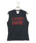 Christian Dior（クリスチャン ディオール）の古着「ノースリーブカットソー」｜ブラック