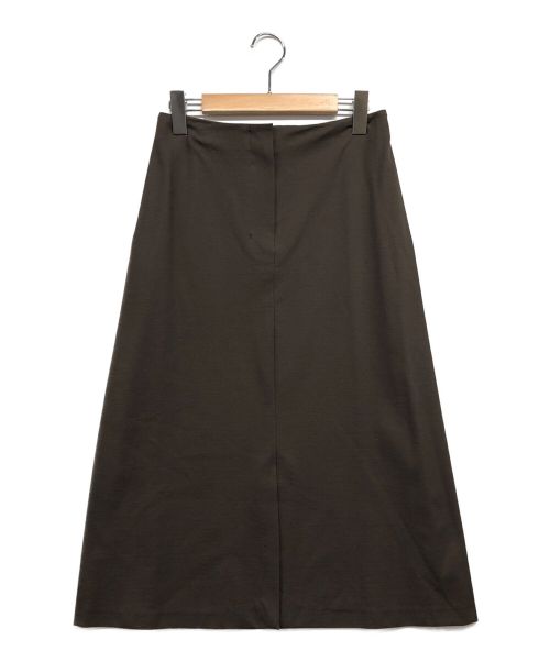 DES PRES（デ プレ）DES PRES (デプレ) ミドル丈フレアスカート カーキ サイズ:36の古着・服飾アイテム
