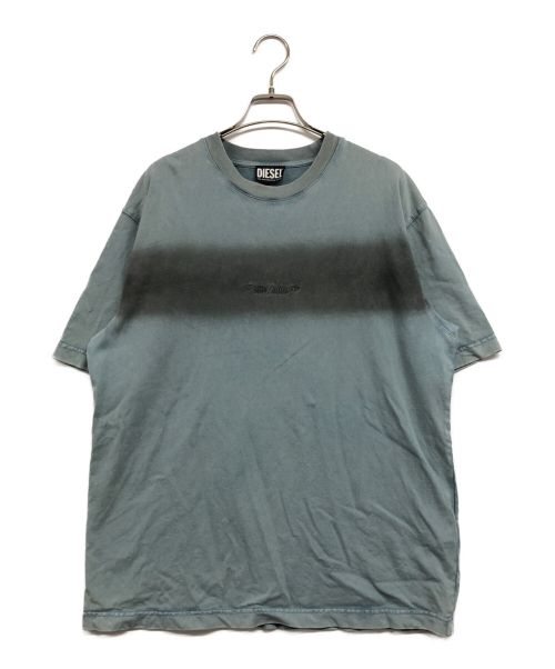 DIESEL（ディーゼル）DIESEL (ディーゼル) フロント刺繍Tシャツ スカイブルー サイズ:なしの古着・服飾アイテム