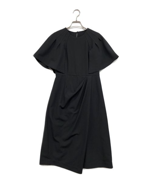 Snidel（スナイデル）Snidel (スナイデル) ポンチョノースリーブワンピース ブラック サイズ:1の古着・服飾アイテム