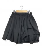 COMME des GARCONS（）の古着「フリルデザインスカート」｜ブラック