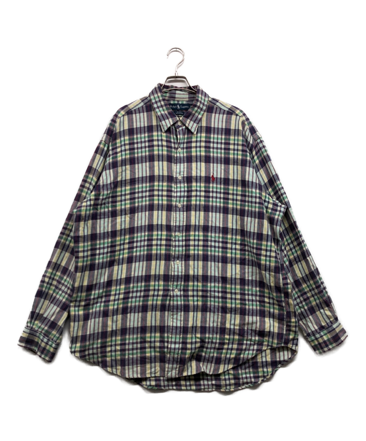 POLO RALPH LAUREN (ポロ・ラルフローレン) チェックシャツ マルチカラー サイズ:XL