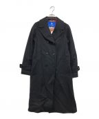 BLUE LABEL CRESTBRIDGE（）の古着「ベルテッドロングコート」｜ブラック