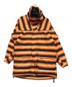Casely-Hayfordケイスリーヘイフォード）の古着「スタンドカラーコート」｜オレンジ×ブラック