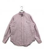 POLO RALPH LAUREN）の古着「ストライプBDシャツ」｜ピンク