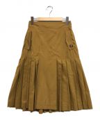 FRED PERRY）の古着「Pleated Skirt」｜ブラウン