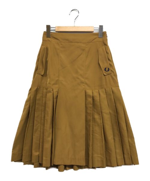 FRED PERRY（フレッドペリー）FRED PERRY (フレッドペリー) Pleated Skirt ブラウン サイズ:36の古着・服飾アイテム