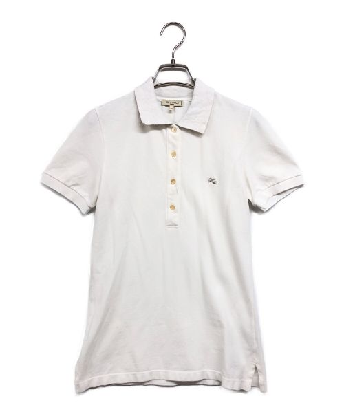 ETRO（エトロ）ETRO (エトロ) ポロシャツ ホワイト サイズ:38の古着・服飾アイテム