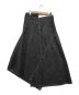 Y's (ワイズ) デザインヘリンボーンスカート ブラック サイズ:不明：6800円