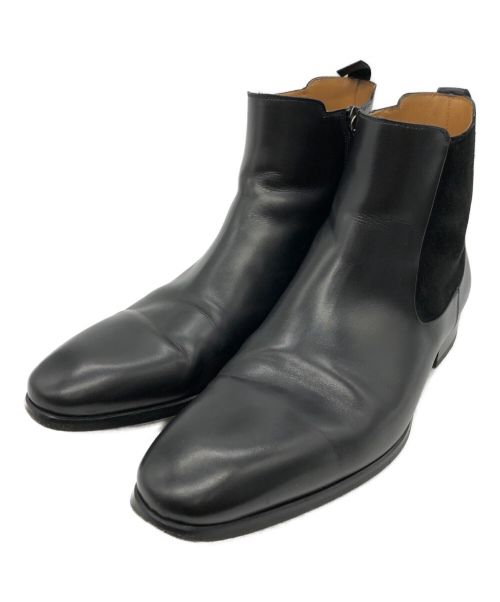 MAGNANNI（マグナーニ）MAGNANNI (マグナーニ) サイドジップブーツ ブラック サイズ:42の古着・服飾アイテム