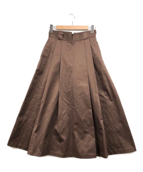 DANTON（ダントン）DANTON (ダントン) WEST POINTロングスカート ブラウン サイズ:38の古着・服飾アイテム