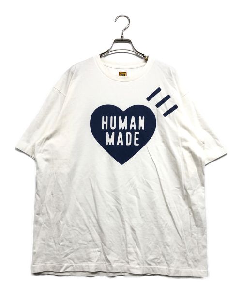 HUMAN MADE（ヒューマンメイド）HUMAN MADE (ヒューマンメイド) DAILY S/S T-SHIRT ホワイト サイズ:2XLの古着・服飾アイテム