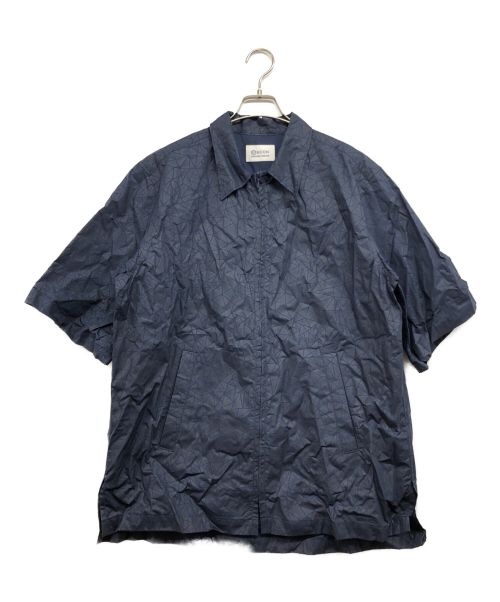KUON（クオン）KUON (クオン) S/Sシャツジャケット ネイビー サイズ:Ⅼの古着・服飾アイテム
