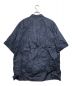 KUON (クオン) S/Sシャツジャケット ネイビー サイズ:Ⅼ：7000円