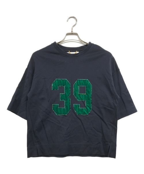 MUVEIL（ミュベール）MUVEIL (ミュベール) 39Tシャツ ネイビー サイズ:38の古着・服飾アイテム