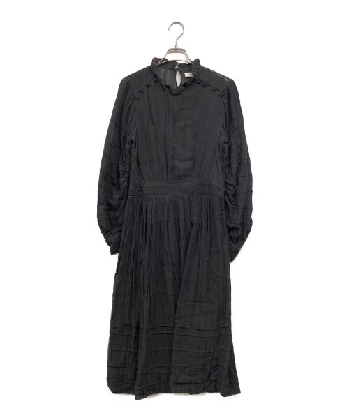 ISABEL MARANT ETOILE（イザベルマランエトワール）ISABEL MARANT ETOILE (イザベルマランエトワール) ブラウスワンピース ブラック サイズ:36の古着・服飾アイテム
