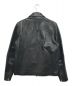 DIESEL (ディーゼル) L-KORN シープスキンバイカージャケット ブラック サイズ:S：32000円